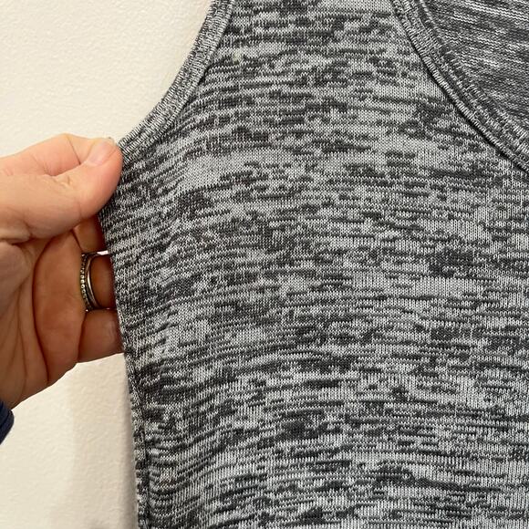 Seraphine Maternity Maxi Dress Gray Stretch Knit Soft Lounge Chic Size 6 - Picture 5 of 6